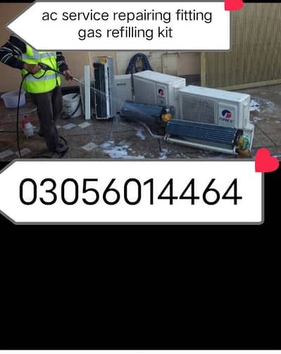 Service repairing feting gas refilling ket repaired