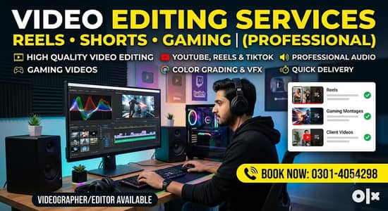 Professional Video Editor | Gaming, Reels & YouTube Shorts
