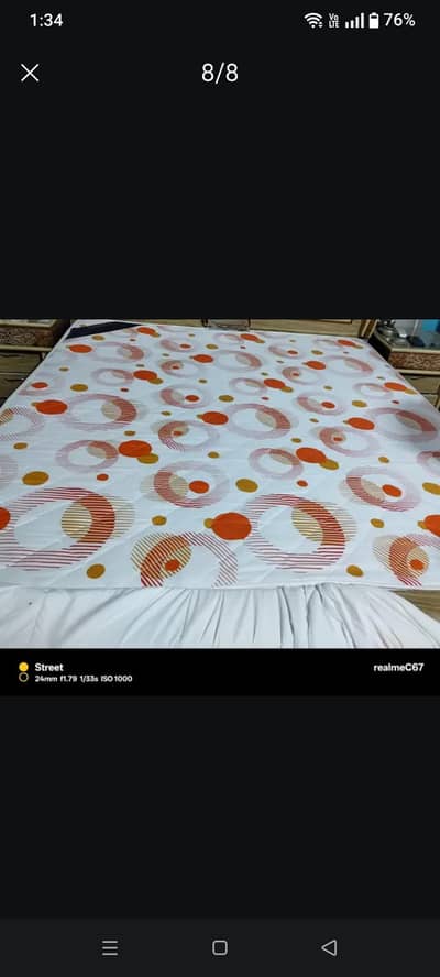 king size bad mattress. . fully medicated mattress new condition