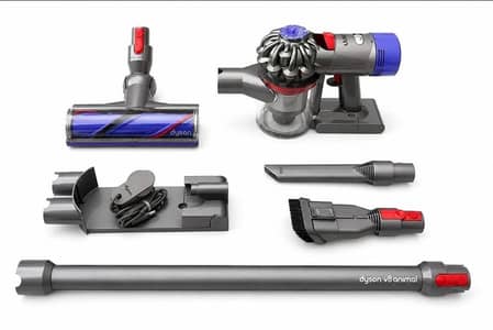 Dyson V8 Cordless Vacuum Cleaner with complete attachments