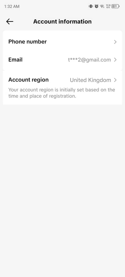 Uk account