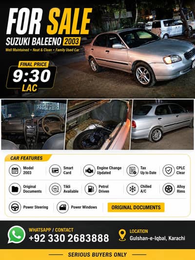 Suzuki Baleno 2003