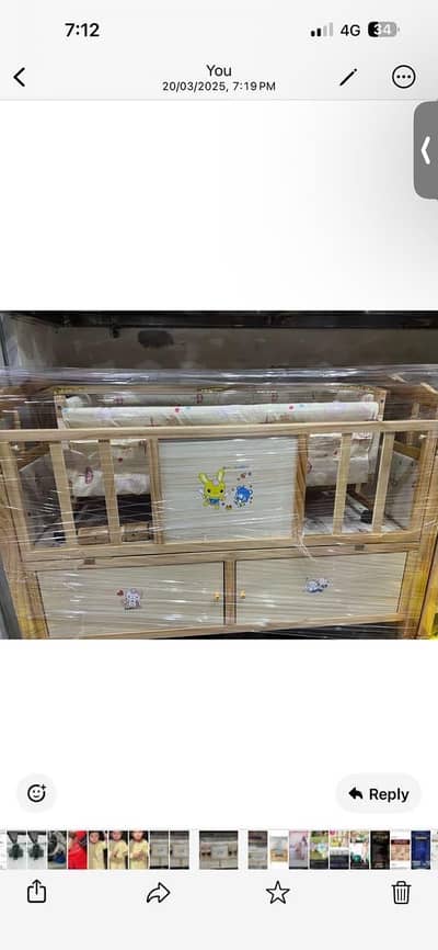 Wooden Baby cot/swing & baby cot/ baby jhola