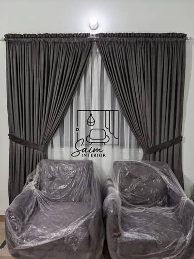 NEW ORDERMADE CURTAINS | MALAI FABRIC | 30% OFF | SAIM INTERIOR |