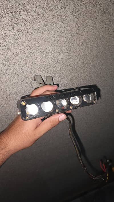 5 circle 5 option headlight bar new