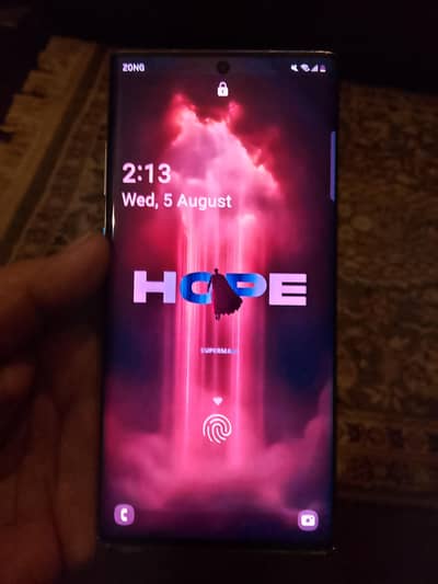 Samsung note 10 plus LCD change he back Krak he