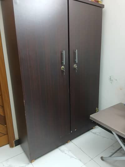 2 Door Wooden Wardrobe | New Condition | Wooden Wardrobe for Sale