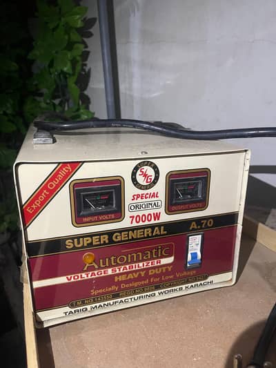 Super General A-70 7000W Automatic Voltage Stabilizer