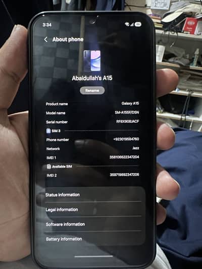 Samsung Mobile A15 5G
