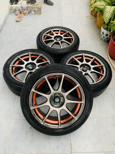 17 inch alloyrims and tyres for sale