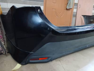 toyota yaris original back bumper complete 2020 to 2024