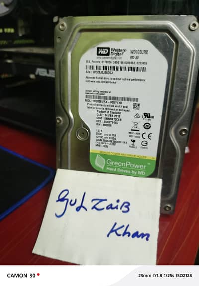 1TB WESTERN DIGITAL Hard Drive.