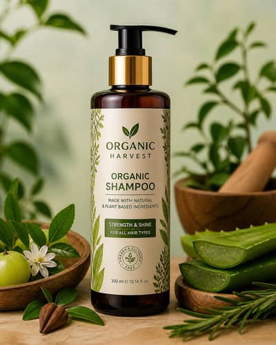 organic shampoo 350 mL