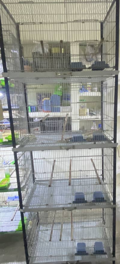 Cage ( with pots and sticks)