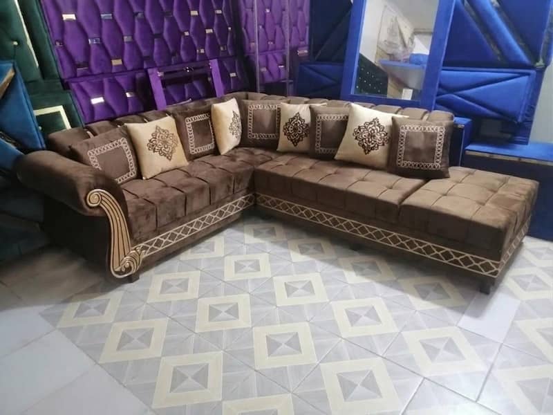 L shaped sofa 0