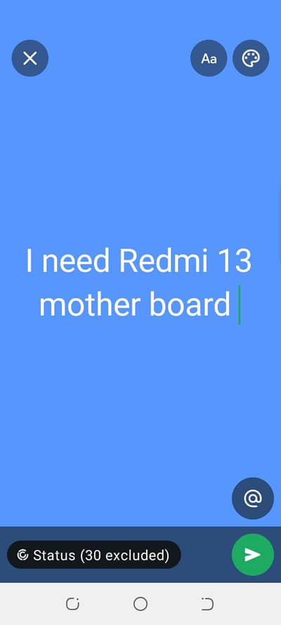 I need Redmi 13 mother board