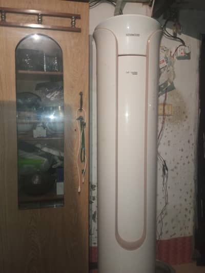 Kenwood 2 tan floor standing good condition inverter child colling