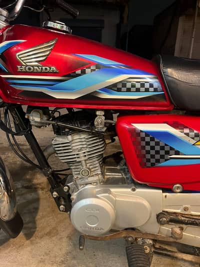 Honda cg 125 2024 model milage 16k
