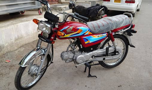 Honda CD70 Red