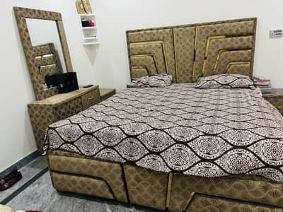 Full size bed side tables with Sofa set