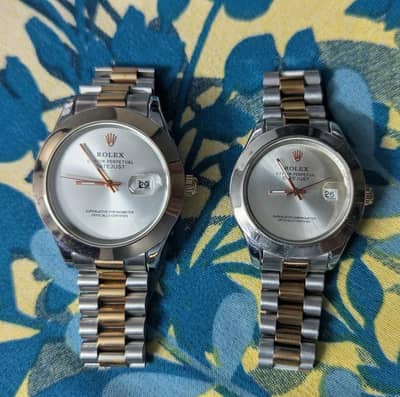 Rolex oyster couple watches