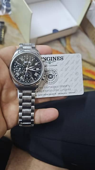 Longiness Automatic Moonphase watch