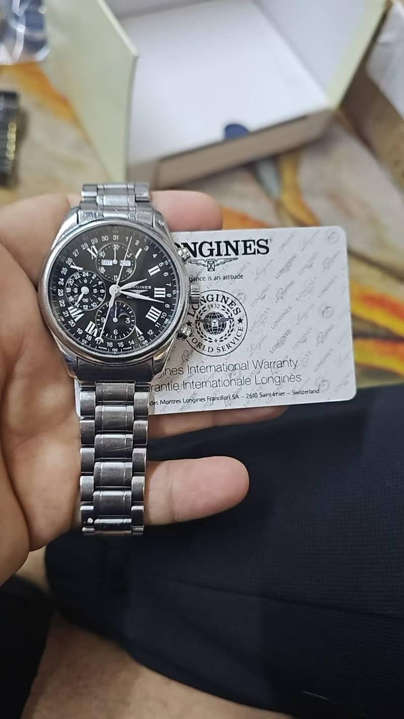 Longiness Automatic Moonphase watch 0
