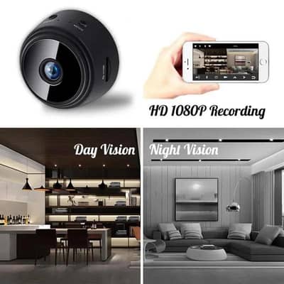 mini wifi camera for home and office 360 view night vison