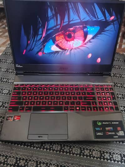 MSI Alpha 15 Gaming Laptop 4Gb GPU