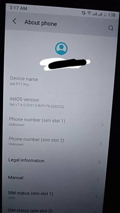 Itel P17 Pro