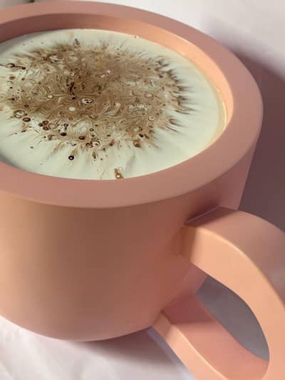Handmade Coffee Cup Epoxy Center Table  | Made to Order