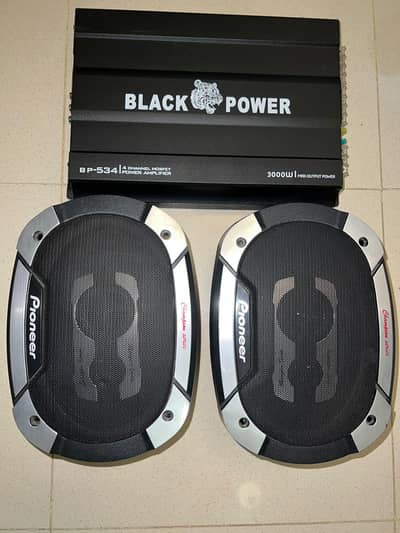 Speaker And Amplifier For Sale Condition 10/10