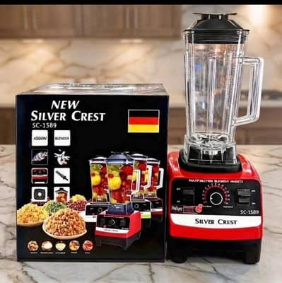 Silver Crest 2 in 1 Blender Unbreakable Jug
