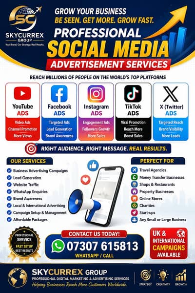 Advertising on All Facebook Instagram tiktok