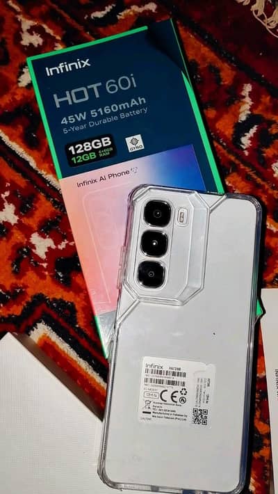 Infinix Hot 60 Pro+ 8GB RAM / 256GB Silver – With Original Box