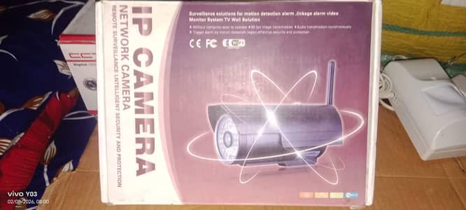 IP camera wireless WiFi with motion detection and audio transmission