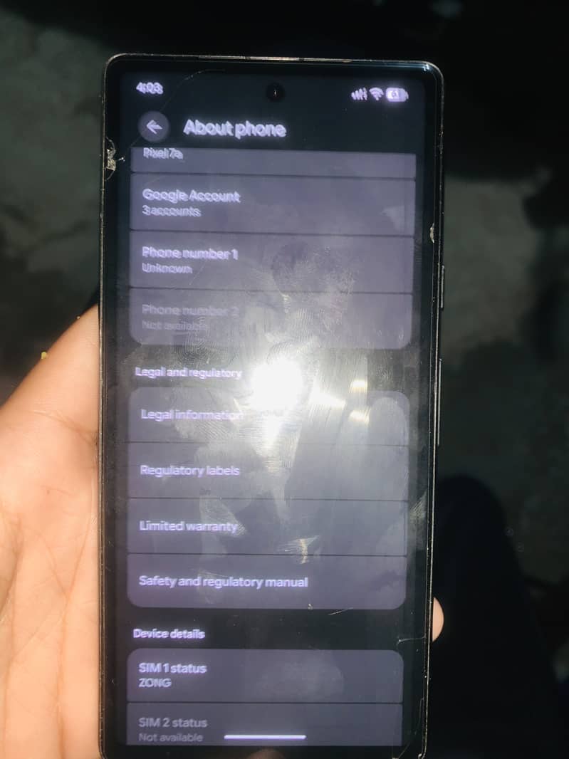 Google Pixel 7a 0