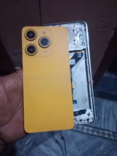 Tecno Spark 10 panel camery fingerprint charging step