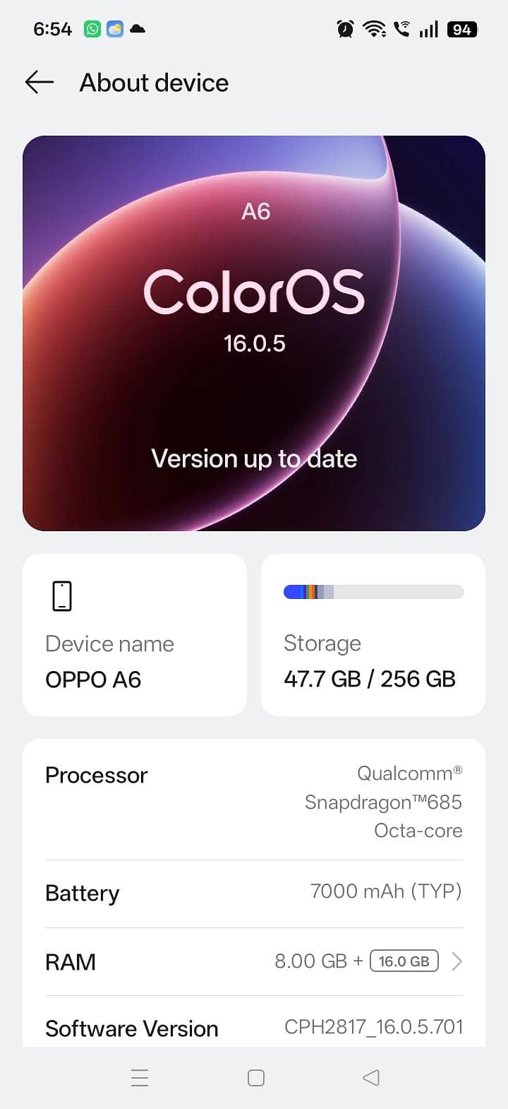 OPPO A6 6