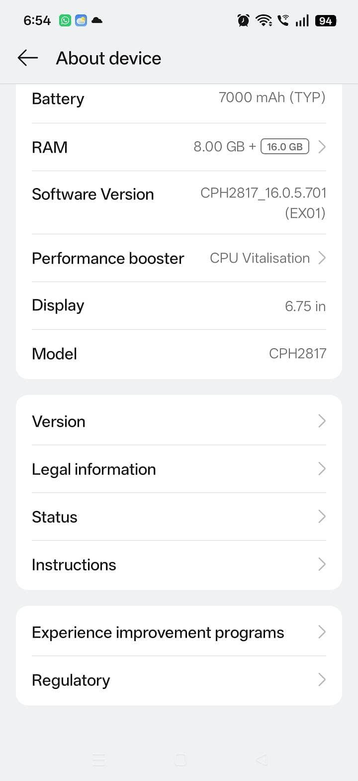 OPPO A6 7