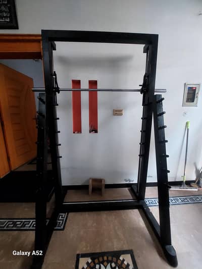 Smith machine/squat Rack with barbell
