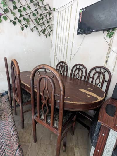 dinning table with 6chairs