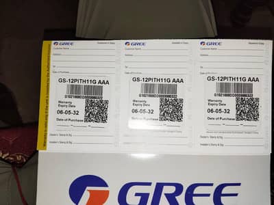 gree 1 ton dc inverter  excellent condition