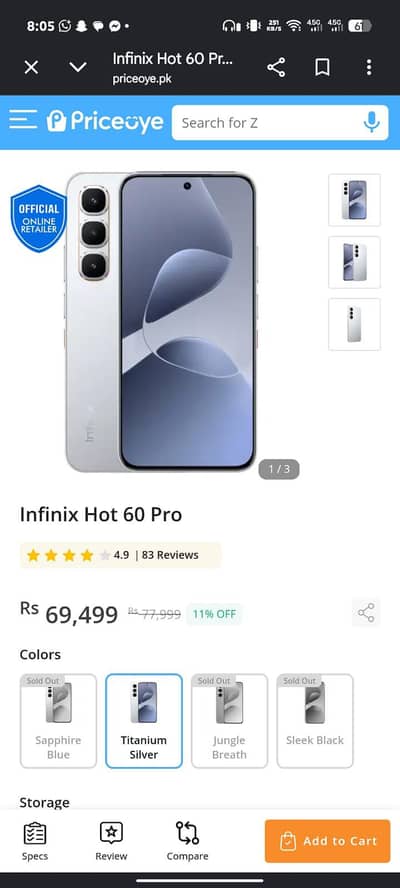 Infinix Hot 60 Pro