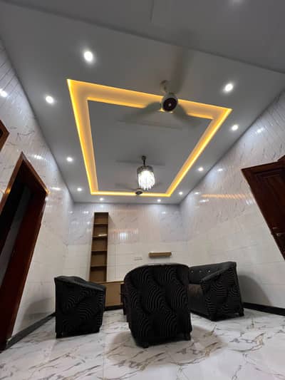 5 Marla brand new full furnished ground floor portion available for rent phase 2