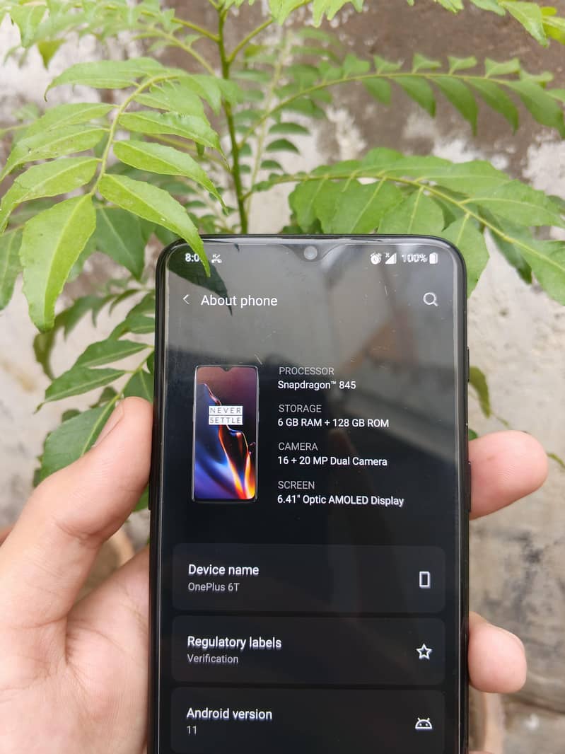 One Plus 6T 8