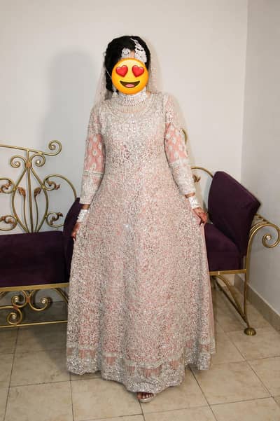 Bridal Maxi | Luxury Embroidered Wedding Dress Used Once Free Delivery