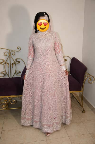 Bridal Maxi | Luxury Embroidered Wedding Dress Used Once Free Delivery