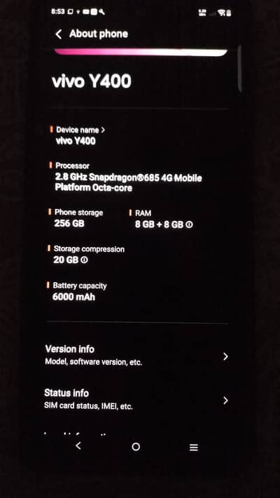 Vivo Y400
