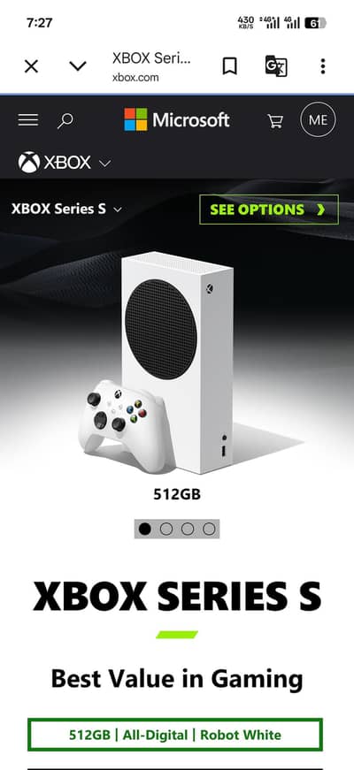 xbox series s complete box.